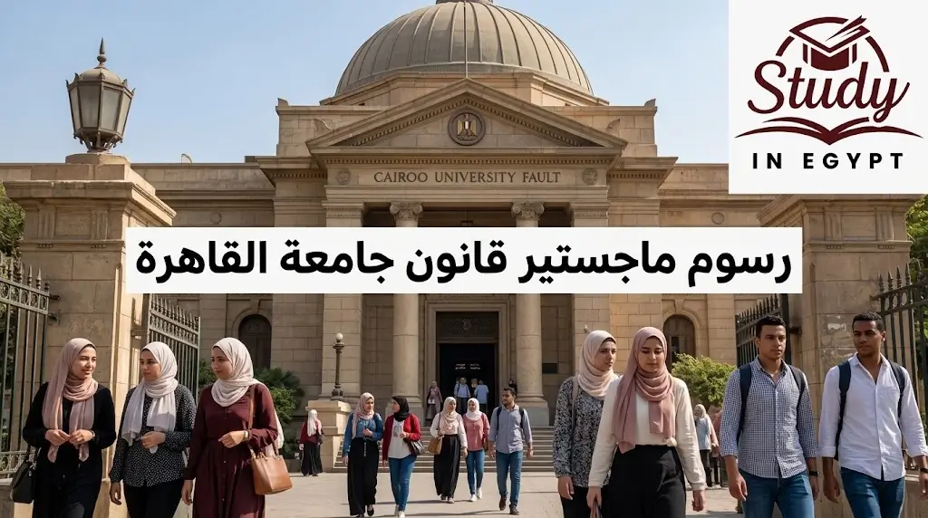 رسوم ماجستير قانون جامعة القاهرة للوافدين لعام 2026