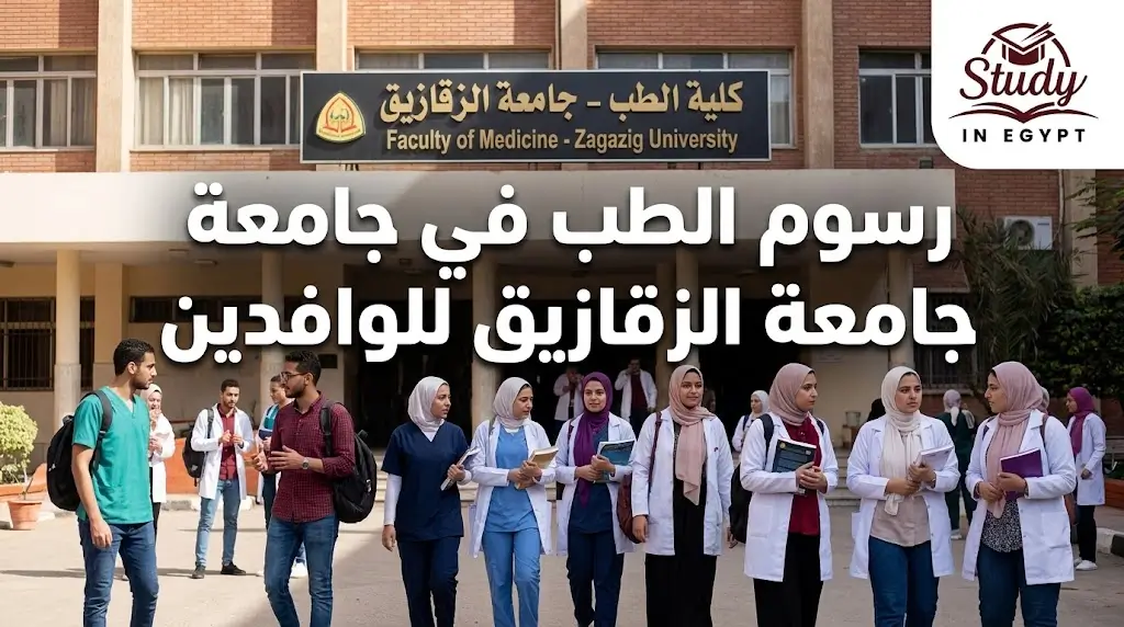 رسوم الطب في جامعة الزقازيق للوافدين وتفاصيل الالتحاق