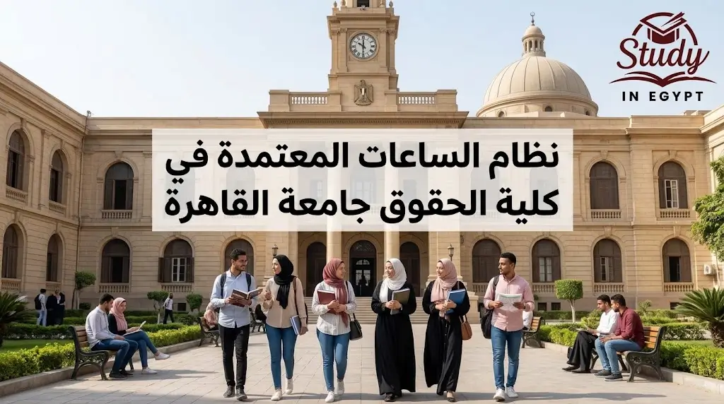 نظام الساعات المعتمدة في حقوق القاهرة شروط القبول والتخرج