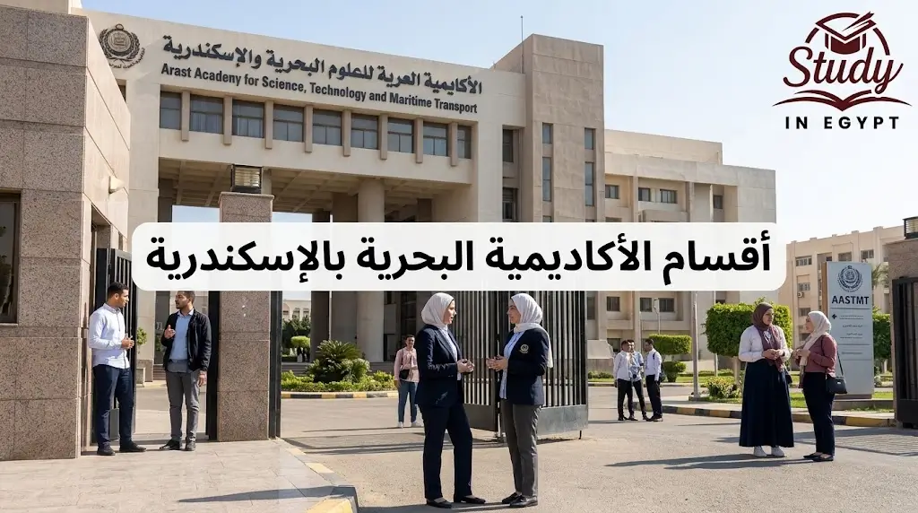 أقسام الأكاديمية البحرية بالإسكندرية والتخصصات المتاحة