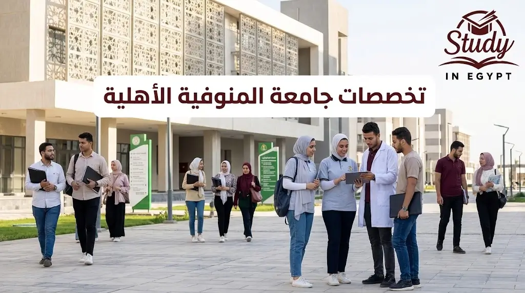 تخصصات جامعة المنوفية الأهلية الكليات وبرامج الدراسة المتاحة