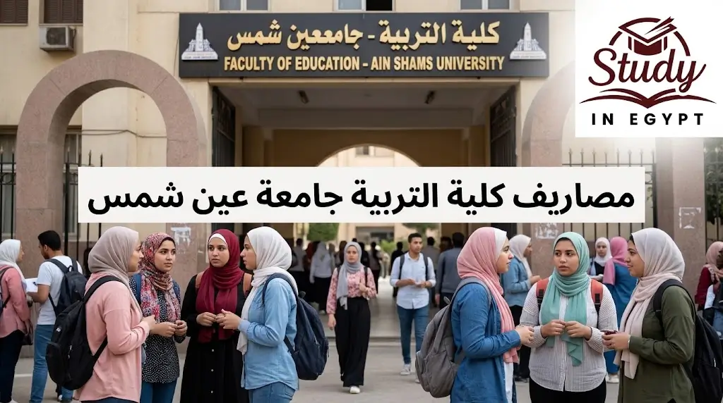 مصاريف كلية التربية جامعة عين شمس لجميع الفرق والأقسام