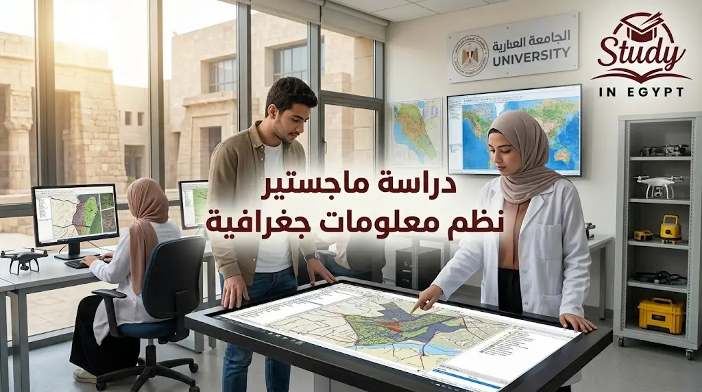 دراسة ماجستير نظم معلومات جغرافية وأهم المسارات والتخصصات