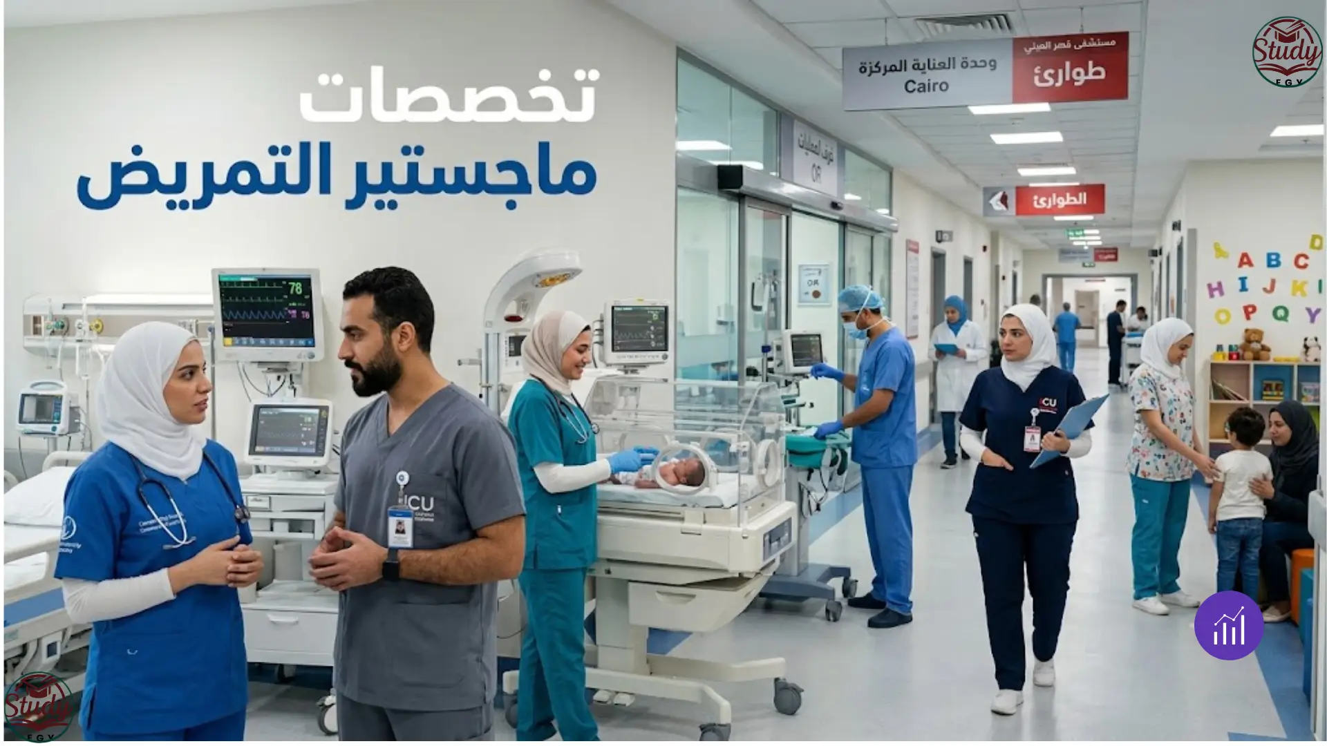 تخصصات ماجستير التمريض في مصر الشروط والرسوم 2026
