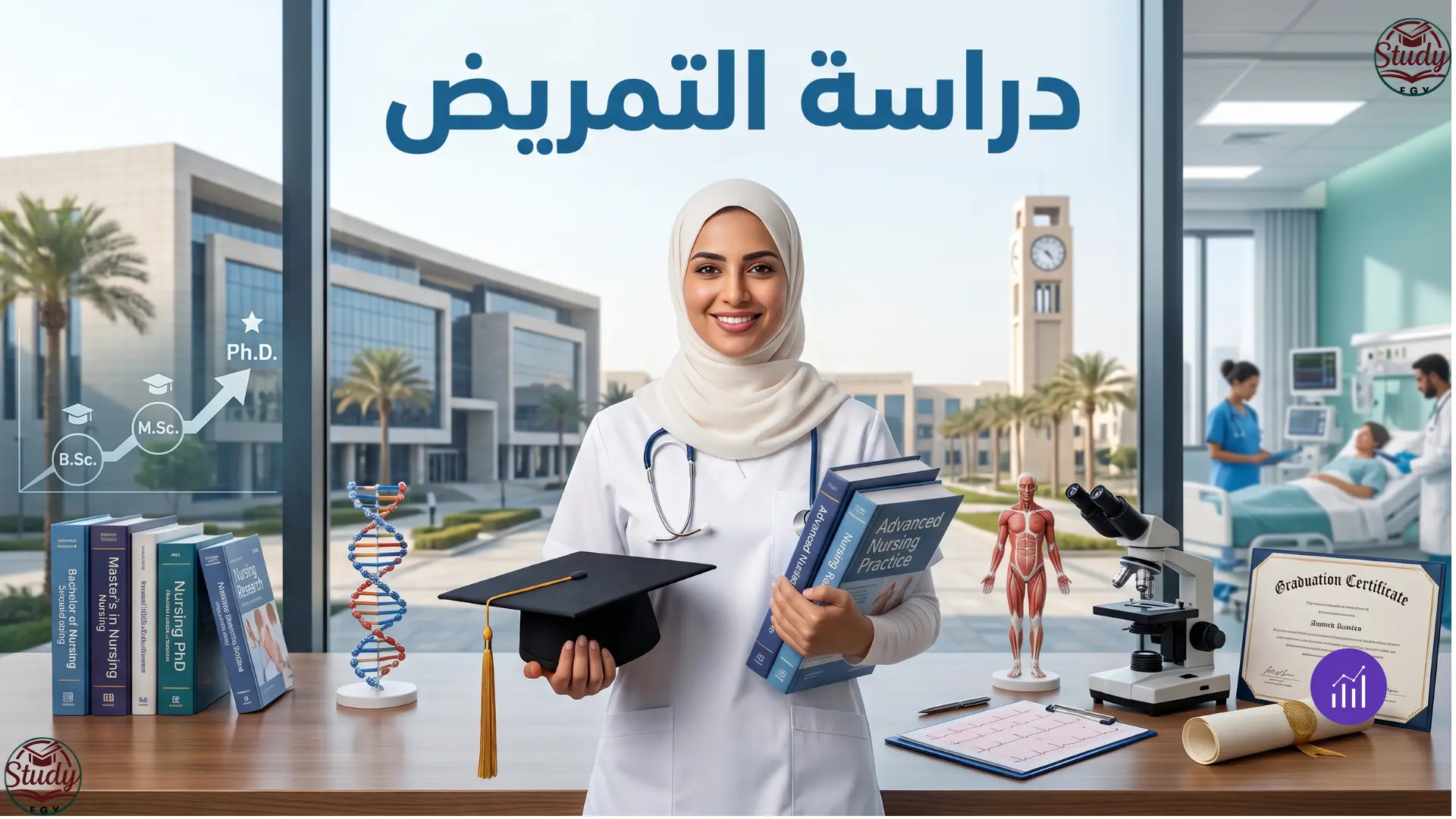 دراسة التمريض مدة الدراسة وأهم التخصصات والماجستير