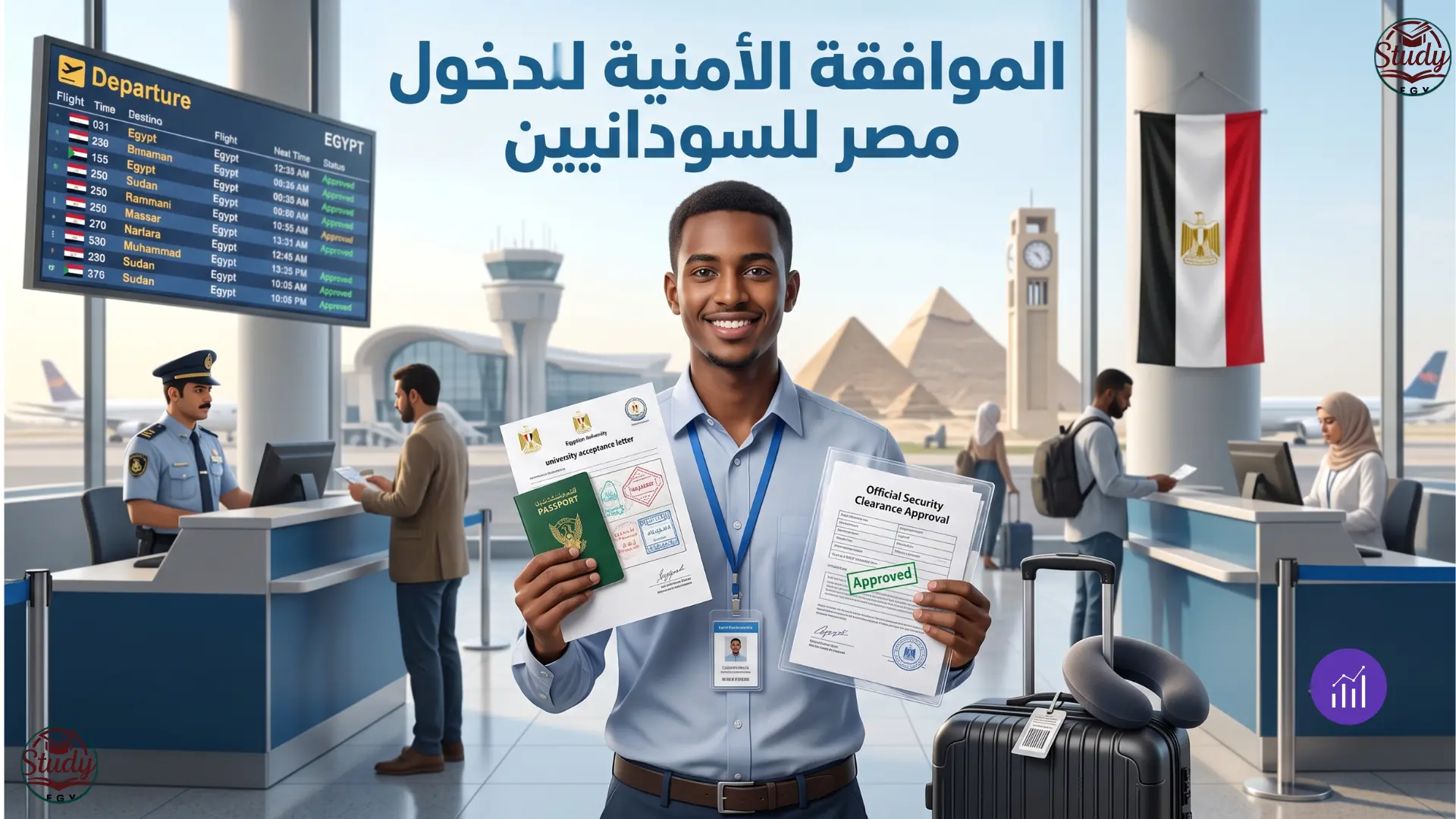 الموافقة الأمنية لدخول مصر للسودانيين الشروط والأوراق المطلوبة