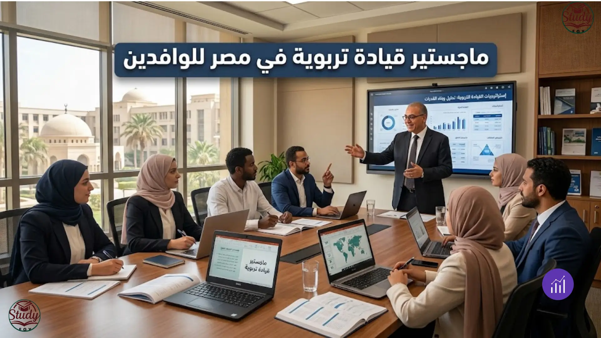 ماجستير قيادة تربوية في مصر للوافدين أفضل الجامعات والرسوم