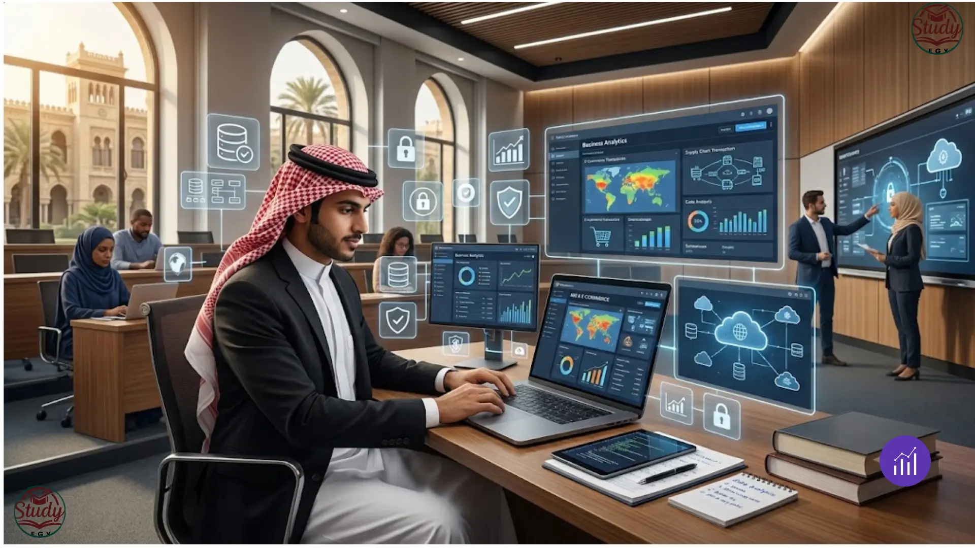 ماجستير نظم المعلومات الإدارية والتجارة الإلكترونية