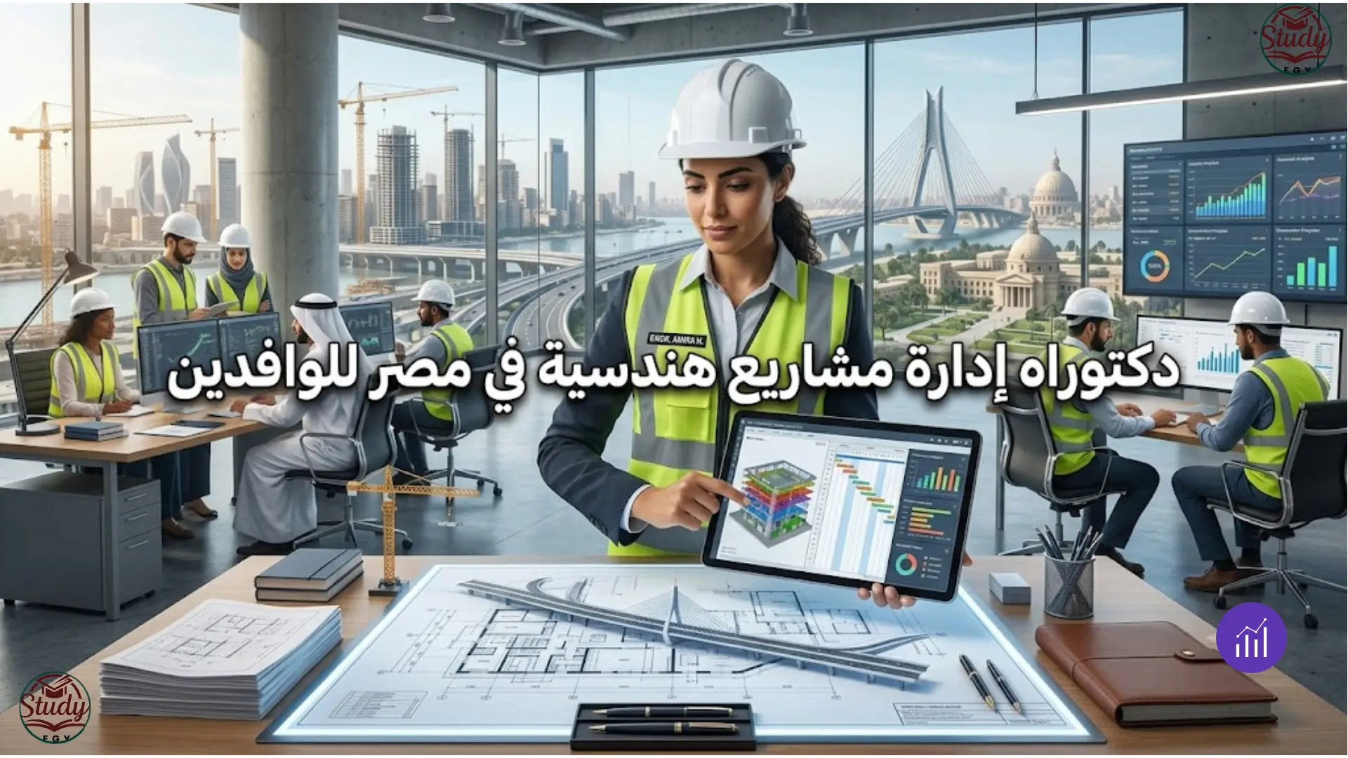 دكتوراه إدارة مشاريع هندسية في مصر للوافدين الشروط والرسوم