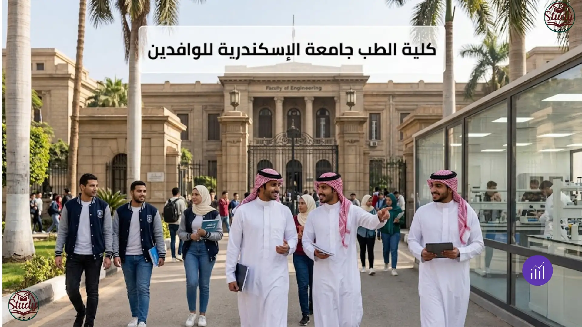 هندسة القاهرة للوافدين الشروط والأقسام والرسوم كاملة