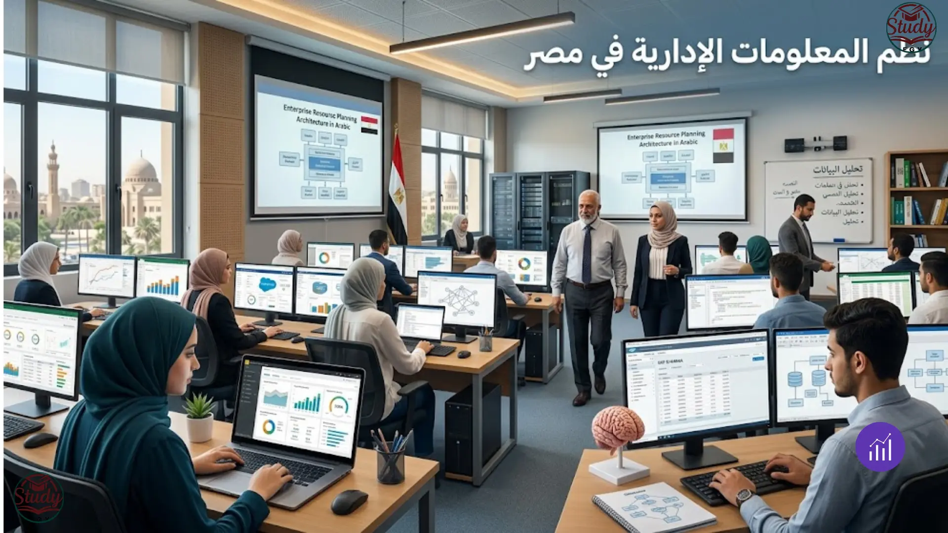 نظم المعلومات الإدارية في مصر للطلاب السعوديين 2026
