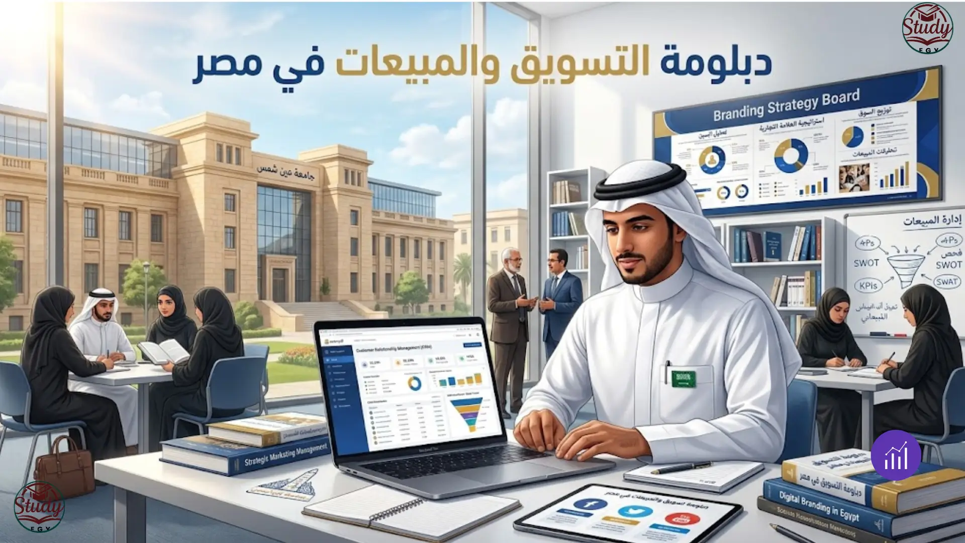 دبلومة التسويق والمبيعات في مصر الشروط والرسوم 2026