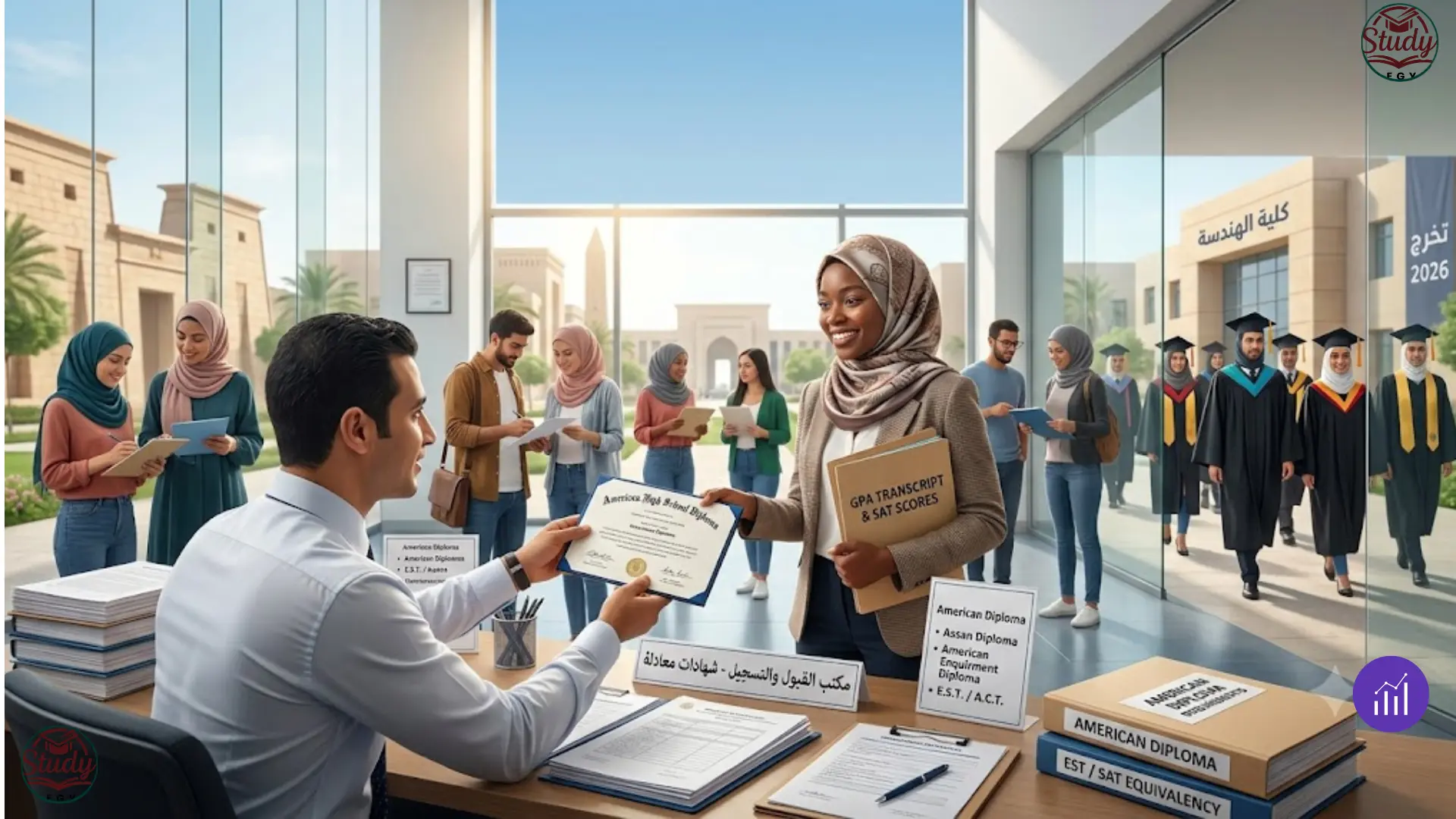 شروط وكليات الدبلومة الأمريكية القبول والجامعات في مصر