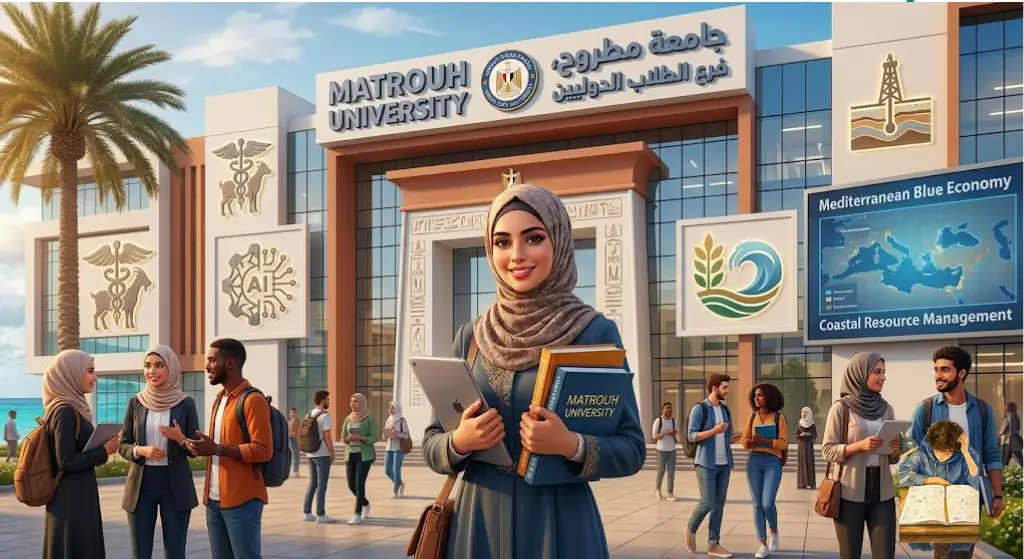 كليات وشروط التقديم في جامعة مطروح للوافدين