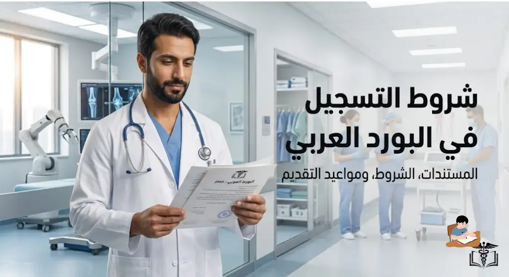 شروط التسجيل في البورد العربي الأوراق والخطوات
