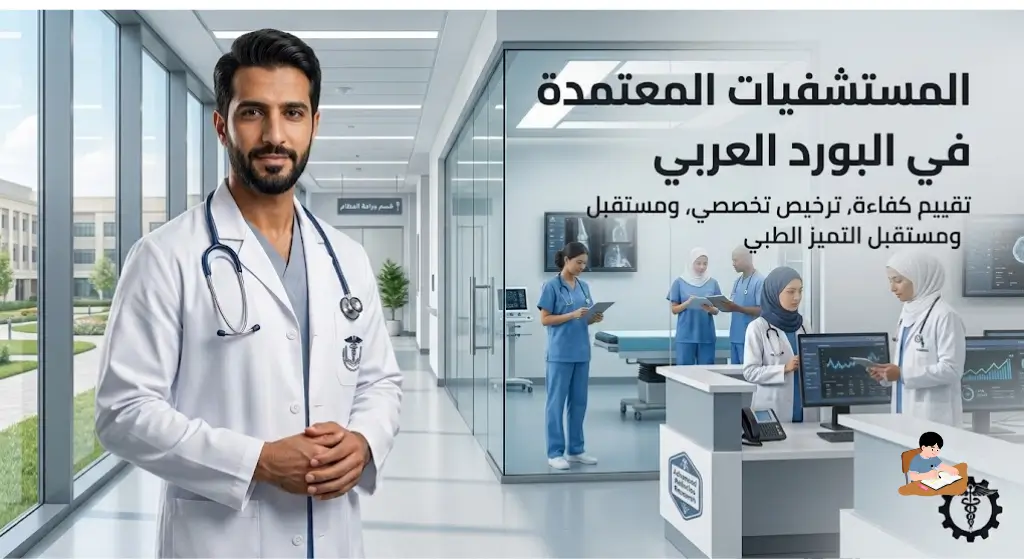المستشفيات المعتمدة في البورد العربي القائمة والشروط