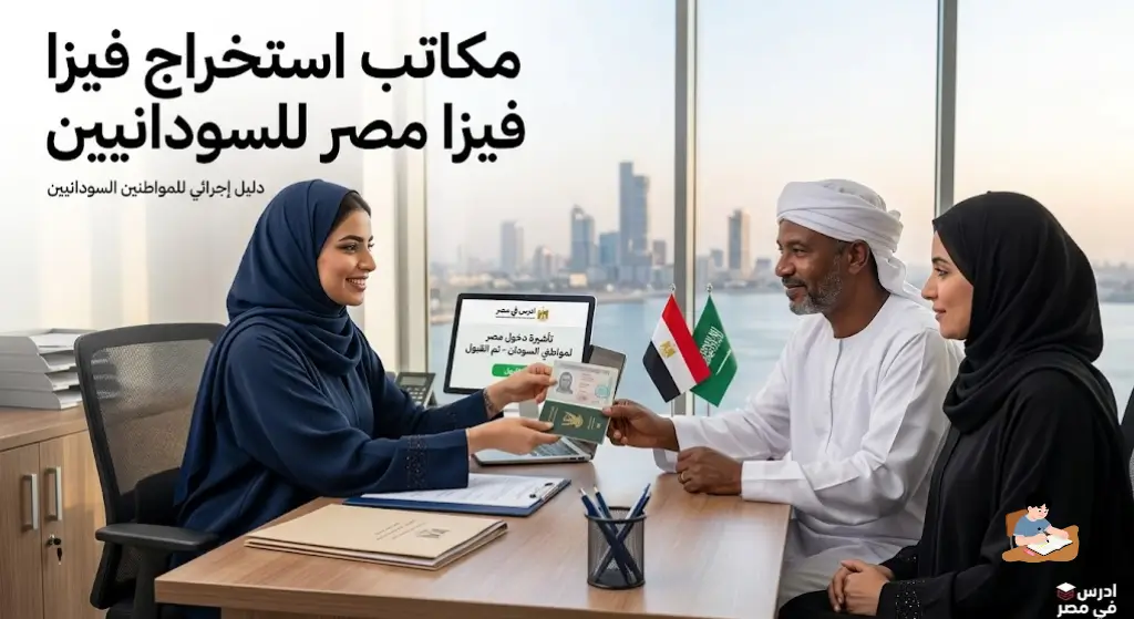 مكاتب استخراج فيزا مصر للسودانيين الشروط والأوراق المطلوبة