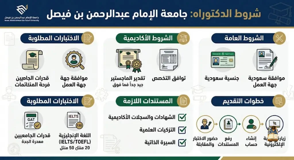 شروط دكتوراه جامعة الإمام التقديم والرسوم