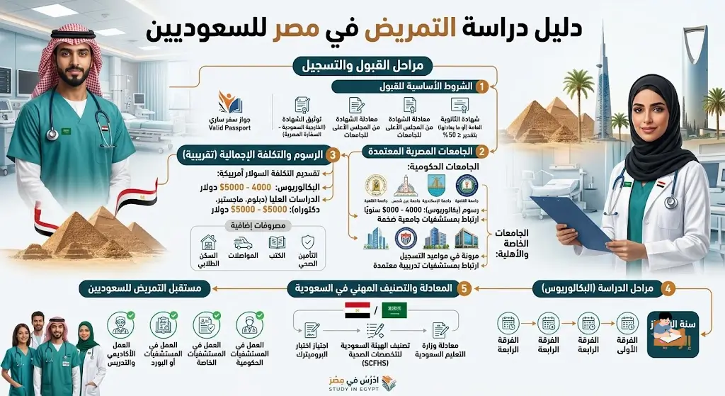 دراسة التمريض في مصر للسعوديين