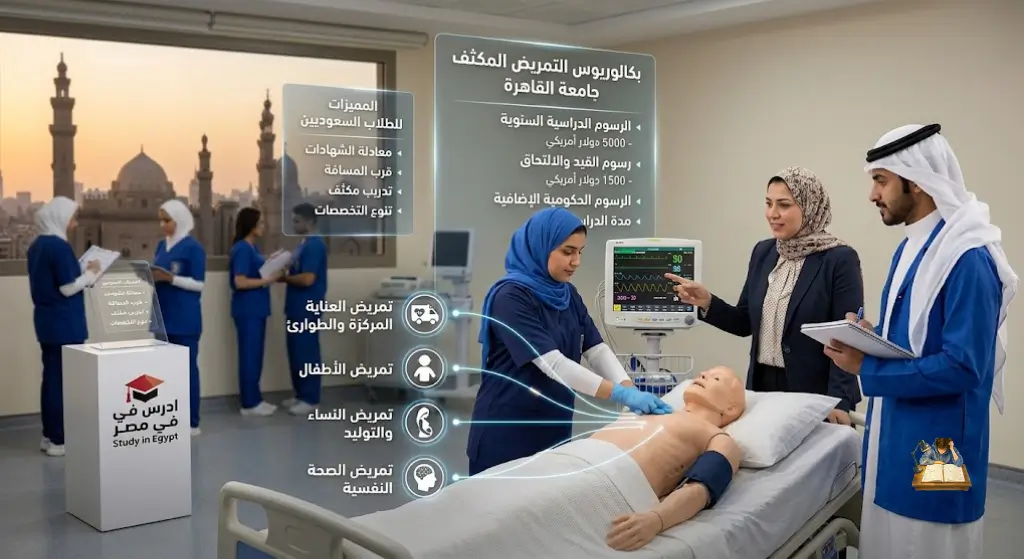 مصاريف بكالوريوس التمريض المكثف جامعة القاهرة