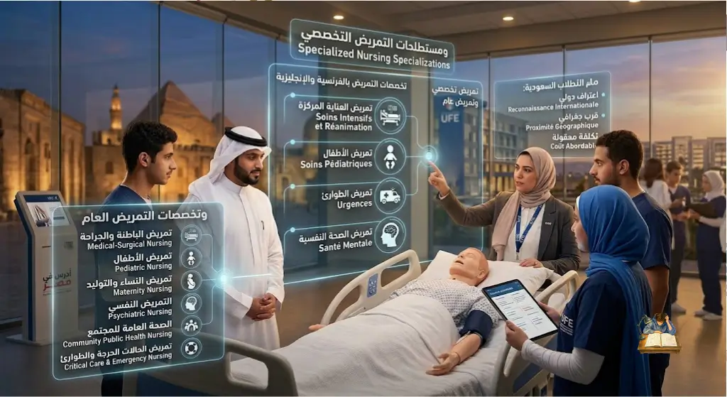 تمريض عام: دليل الدراسة في مصر والفرص المتاحة للسعوديين