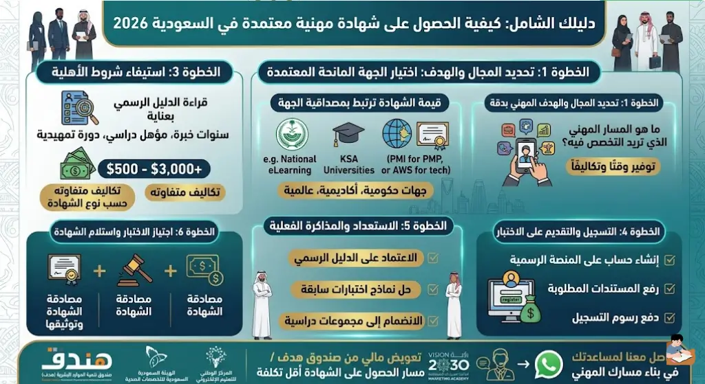 كيفية الحصول على شهادة مهنية 2026