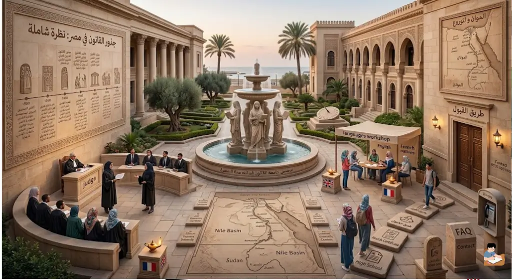 أفضل جامعة لدراسة القانون في مصر