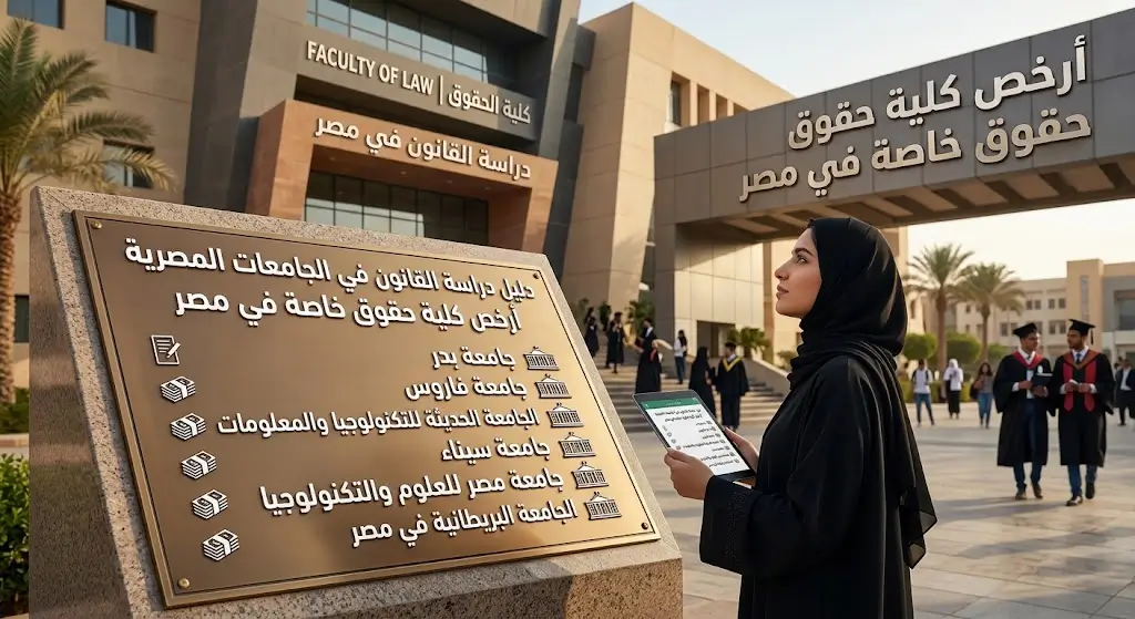 أرخص كلية حقوق خاصة في مصر دليلك لأفضل الأسعار والاعتماد
