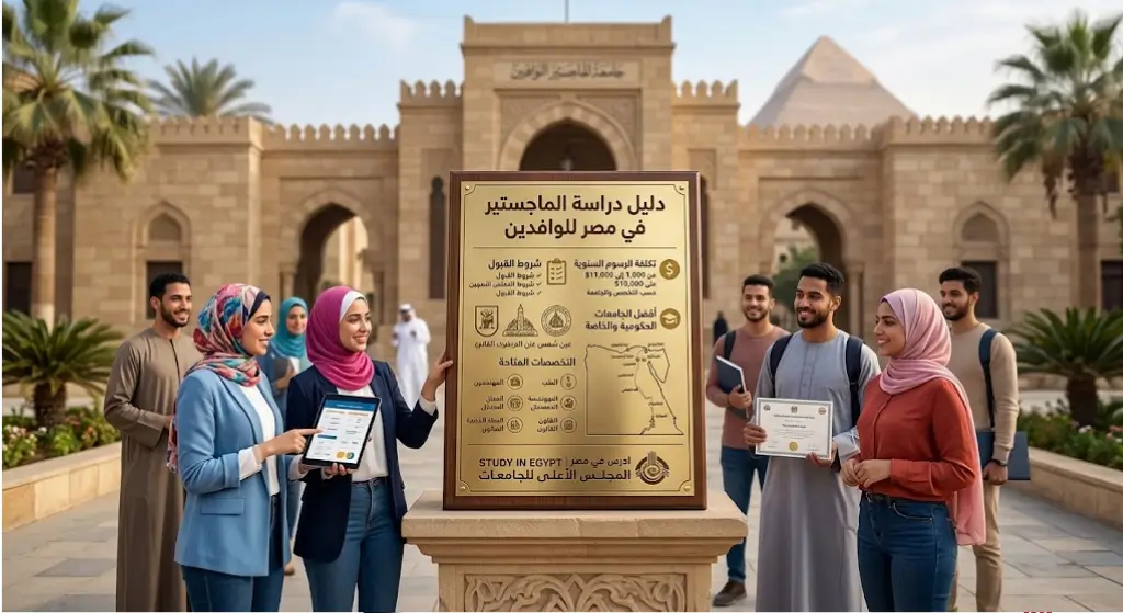 دراسة الماجستير في مصر للوافدين