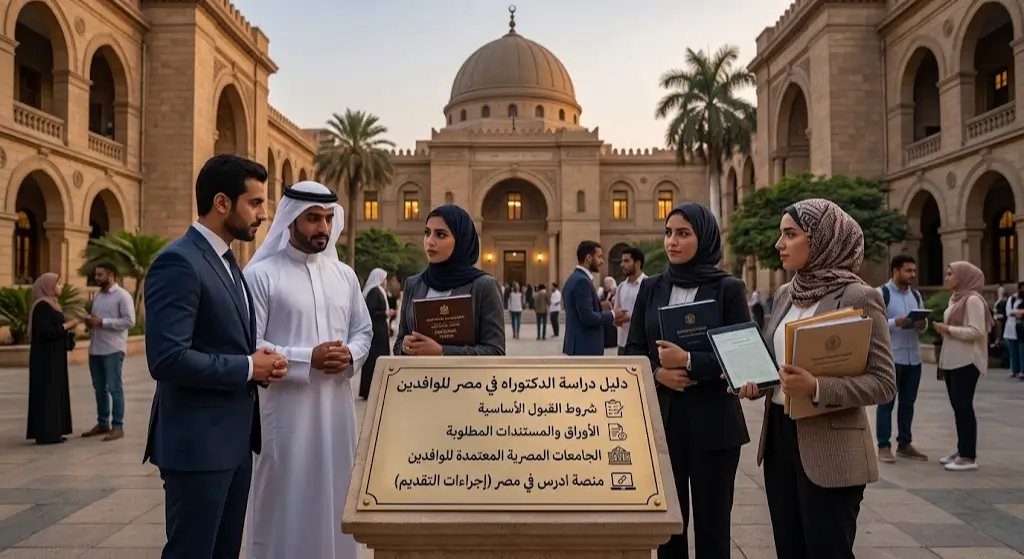 دراسة الدكتوراه في مصر للوافدين الشروط والرسوم والقبول