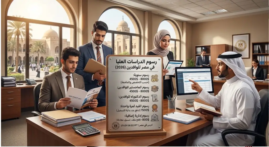رسوم الدراسات العليا في مصر للوافدين التكاليف والقبول