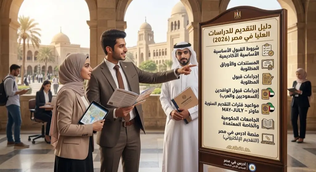 مواعيد التقديم للدراسات العليا في مصر
