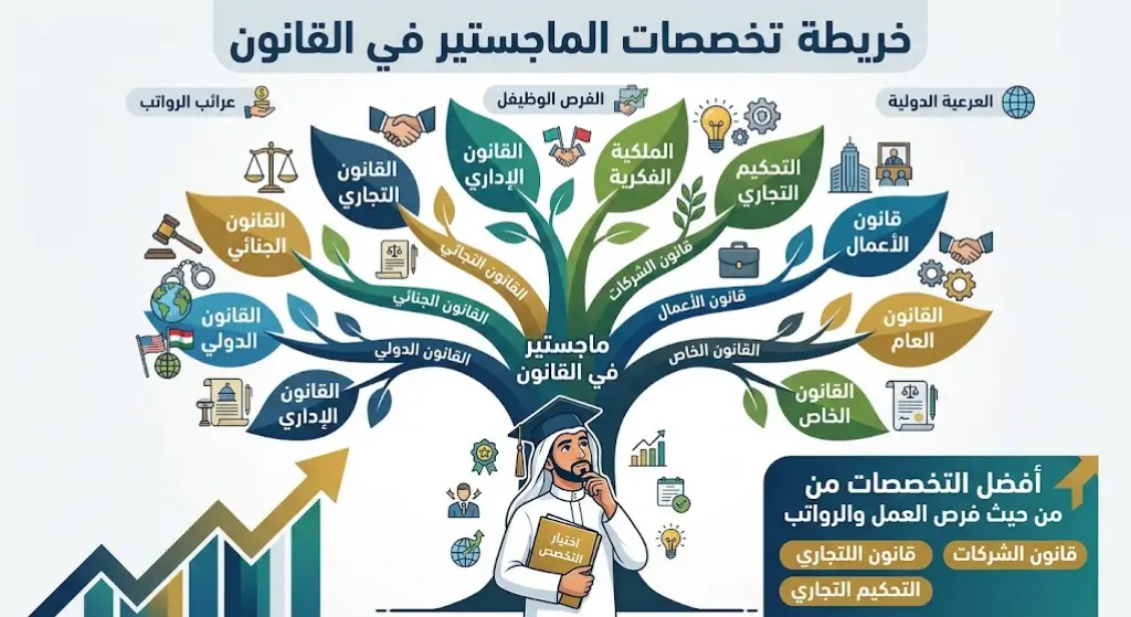 أفضل تخصص ماجستير قانون