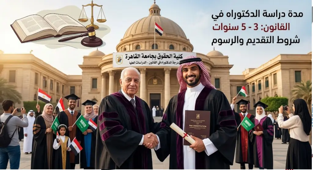 مدة دراسة الدكتوراه في القانون