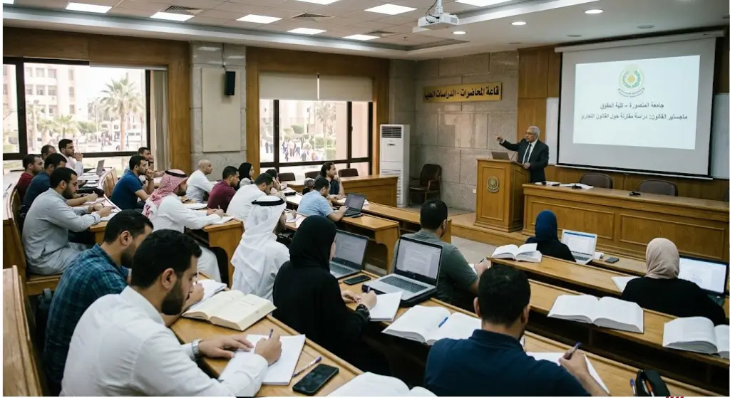 ماجستير قانون جامعة المنصورة