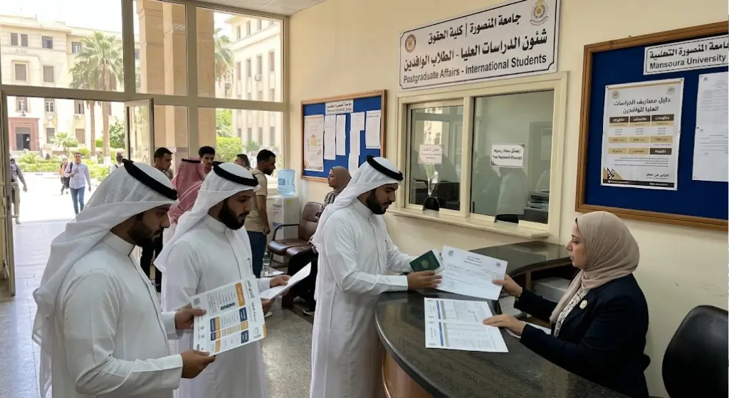 مصاريف الدراسات العليا كلية الحقوق جامعة المنصورة