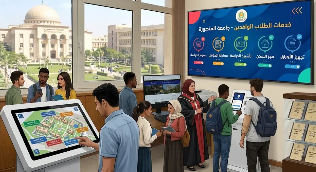 جامعة المنصورة الدراسات العليا للوافدين