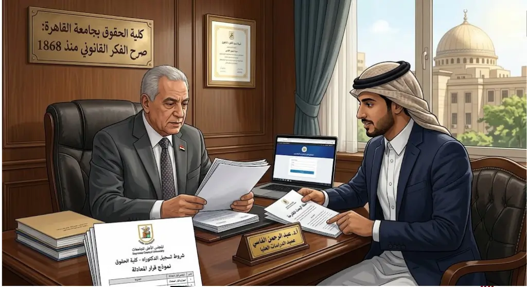 شروط تسجيل الدكتوراه في كلية الحقوق جامعة القاهرة