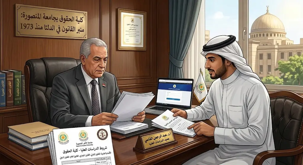 الدراسات العليا جامعة المنصورة كلية الحقوق