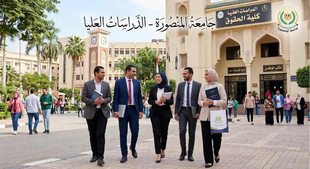 جامعة المنصورة الدراسات العليا شروط القيد والتخصصات