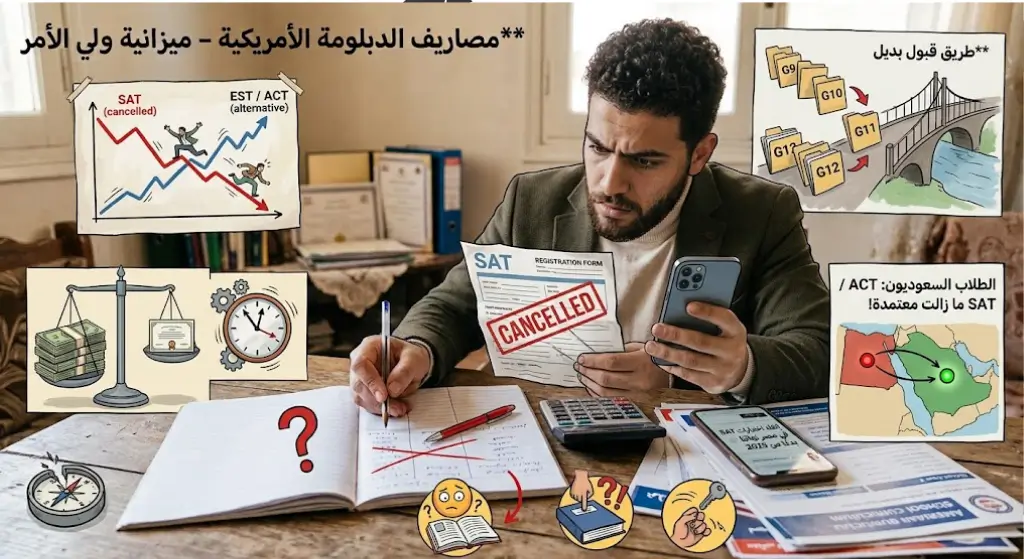 مشاكل الدبلومة الأمريكية في مصر