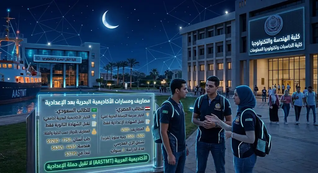 مصاريف الأكاديمية البحرية بعد الإعدادية وشروطها كاملة