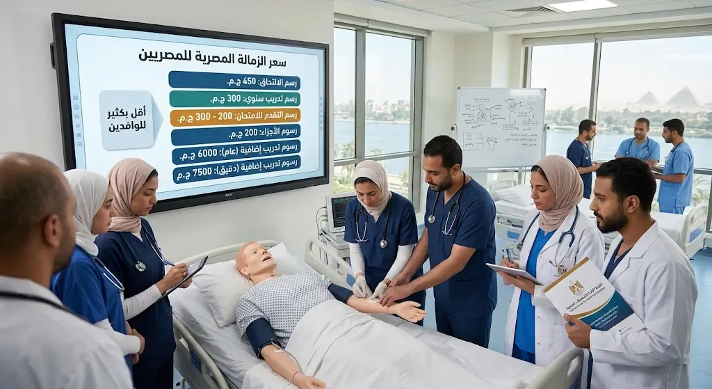 سعر الزمالة المصرية للمصريين رسوم التسجيل والتدريب كاملة