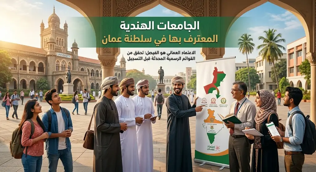 الجامعات الهندية المعترف بها في سلطنة عمان: شروط الاعتماد