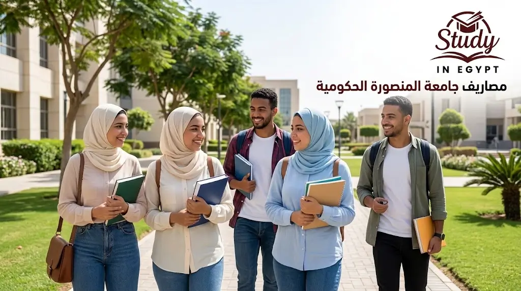مصاريف جامعة المنصورة الحكومية للوافدين والتخصصات