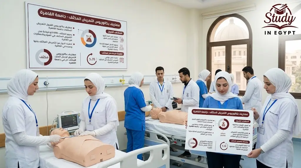 مصاريف بكالوريوس التمريض المكثف جامعة القاهرة والشروط