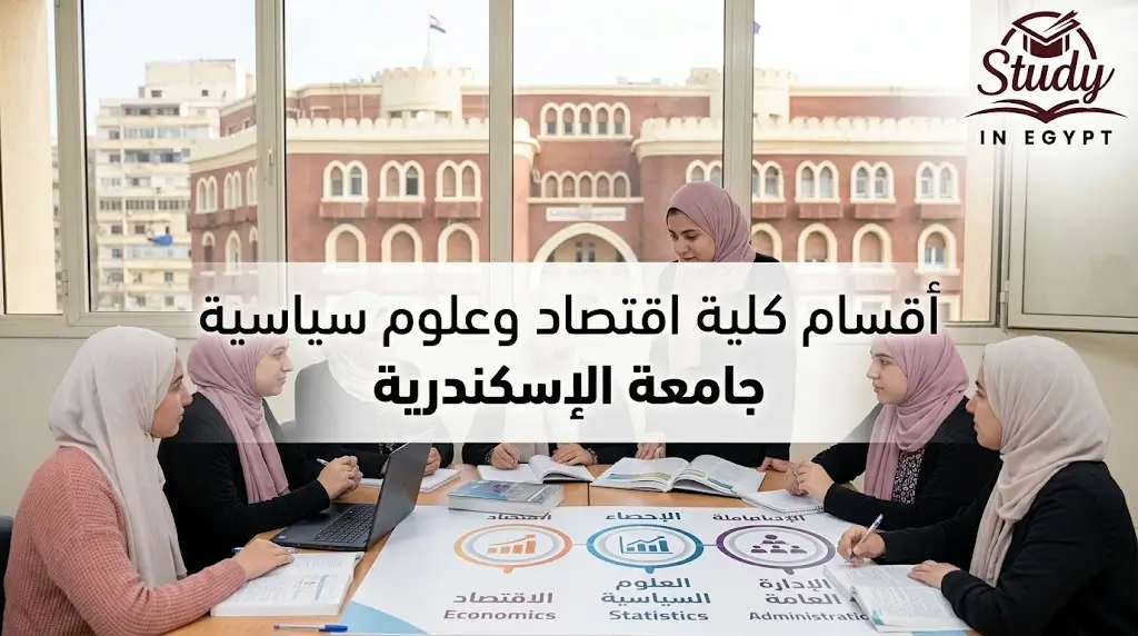 أقسام كلية اقتصاد وعلوم سياسية جامعة الإسكندرية