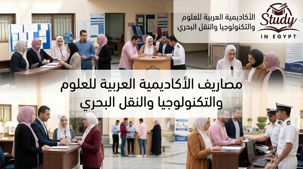 مصاريف الأكاديمية العربية للعلوم والتكنولوجيا