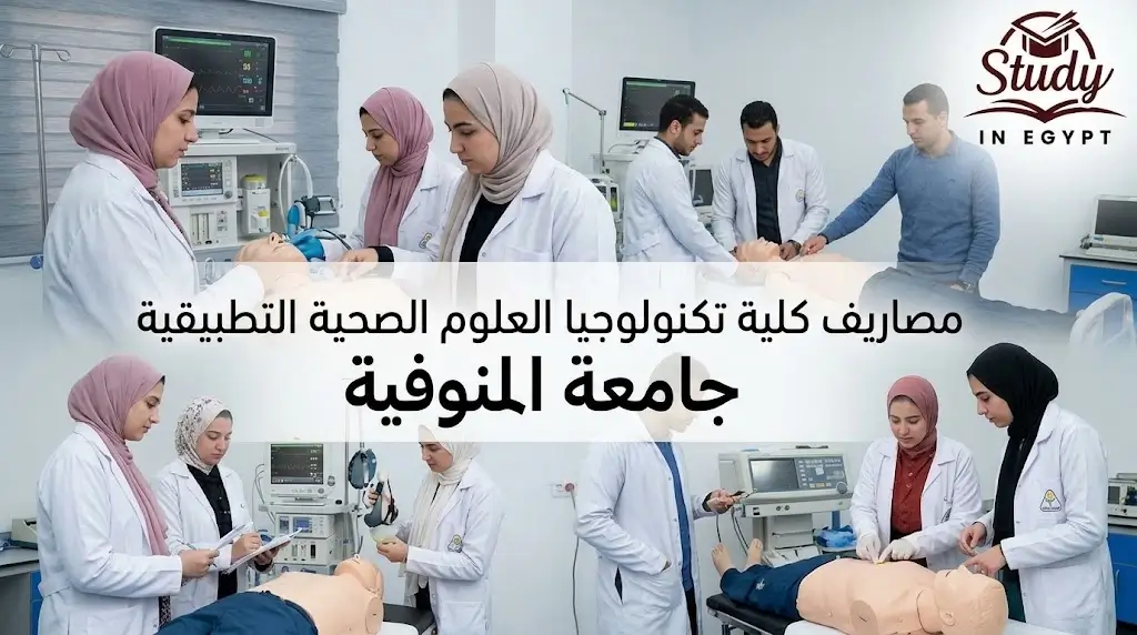 مصاريف كلية تكنولوجيا العلوم الصحية بجامعة المنوفية