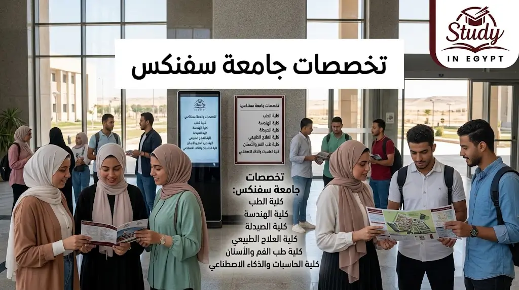 تخصصات جامعة سفنكس دليلك الشامل للكليات وشروط القبول 2026